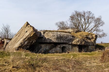 Ruins of Fort II fortress in Osowiec, Podlasie, Poland