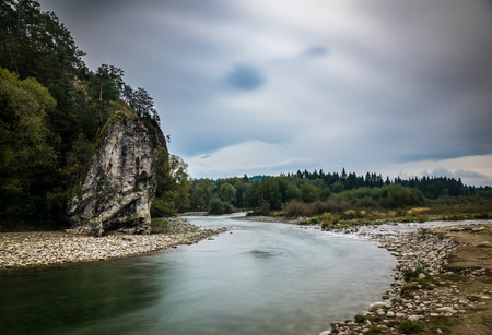 Nature reserve Bialka River Gorge, Pieniny, Poland