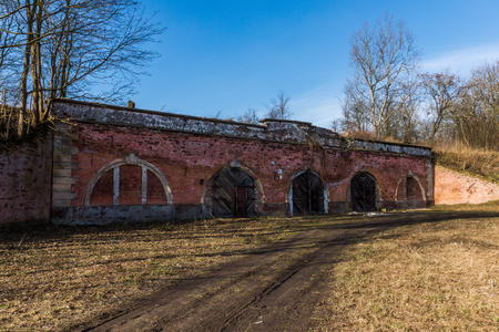 Fortress Modlin (Napoleon`s Redoubt) in Nowy Dwor Mazowiecki, Polandのeditorial素材
