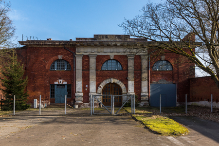 Fortress Modlin (Ostrolecka gate) in Nowy Dwor Mazowiecki, Polandのeditorial素材