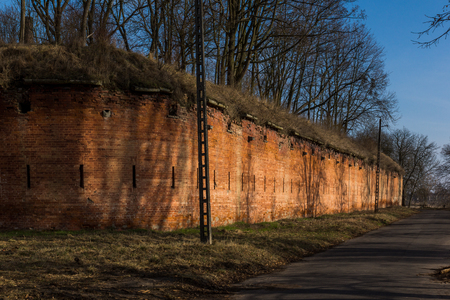Fortress Modlin in Nowy Dwor Mazowiecki, Polandのeditorial素材