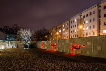 19 November 2017:  Pawiak Prison Museum in Warsaw, Polandのeditorial素材