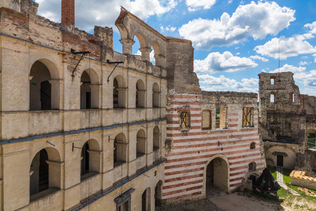 Renaissance building in Janowiec near Kazimierz Dolny, Lubelskie, Polandの写真素材