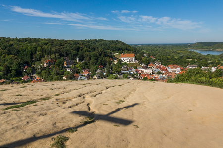 Three crosses hill in Kazimierz Dolny, Lubelskie, Polandのeditorial素材