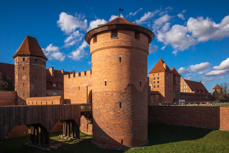 Teutonic castle in Malbork, Pomorskie, Polandのeditorial素材
