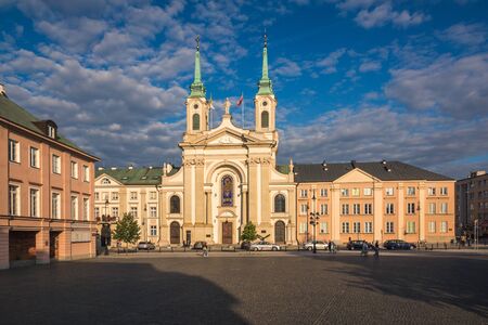 Field Cathedral of the Polish Army in Warsaw, Polandの写真素材