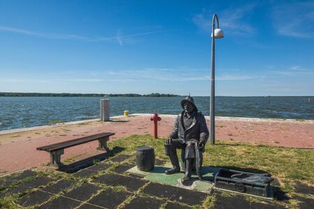 Monument in Nowe Warpno, Zachodnipomorskie, Polandの写真素材