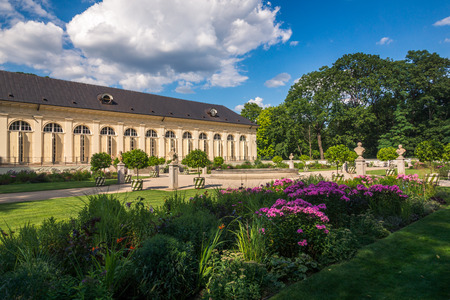 Monument near orangery in Lazienki Park in Warsaw, Polandのeditorial素材