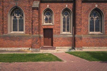 Church of Saint Florian in Sulejow, Lodzkie, Polandの写真素材