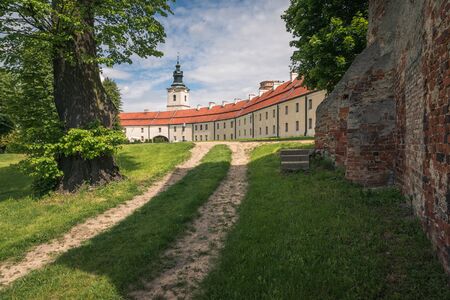 Cistercian Abbey in Sulejow, Lodzkie, Polandの写真素材