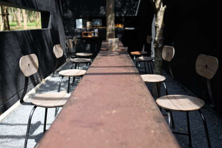 Long coffee tableの写真素材