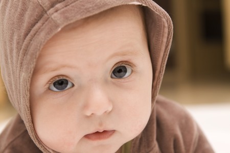 Having fun on a white backgroundの写真素材