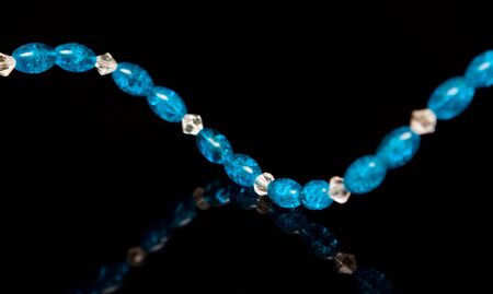 Abstract jewellery and beads background