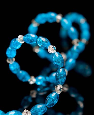 Abstract jewellery and beads backgroundの写真素材