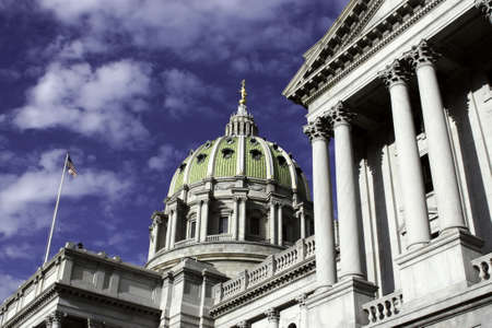 Capitol building in Harrisburg, PAの写真素材