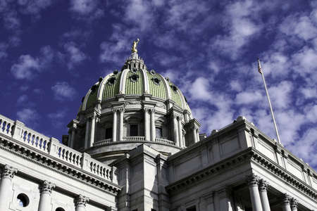 Capitol building in Harrisburg, PAの写真素材