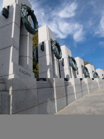 World War II Memorial, Washington, DCのeditorial素材