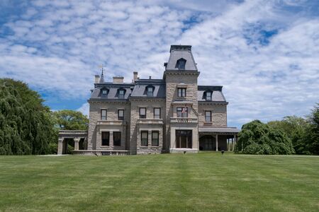 The mansion Chateau-sur-Mer in NEWPORT, RHODE ISLAND, USAのeditorial素材