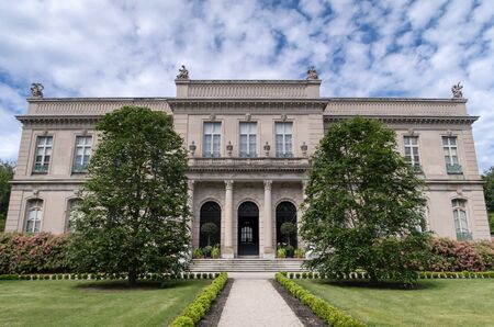 NEWPORT, RHODE ISLAND, USA - The Elms mansionのeditorial素材