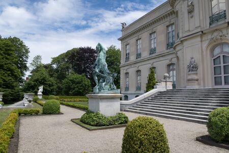 THE ELMS MANSION IN NEWPORT, RHODE ISLAND, USAのeditorial素材