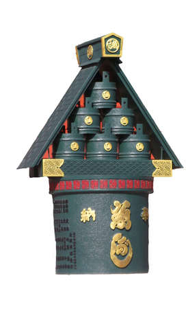 Joss Stick Container isolated on Whiteの写真素材