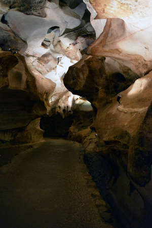 Inside a cave trailの写真素材