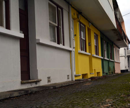Colorful Homefront buildingsの写真素材