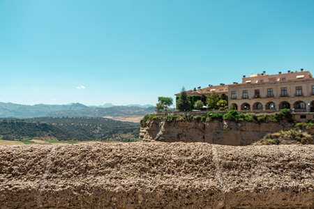 ronda city landscape in spain