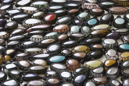 Collection of semiprecious gemstones.の写真素材