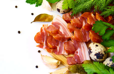 Meat and vegetables                               