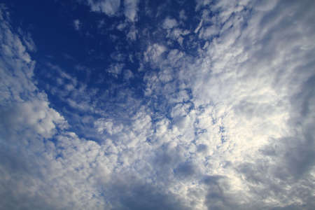 Beautiful clouds in the blue Sky