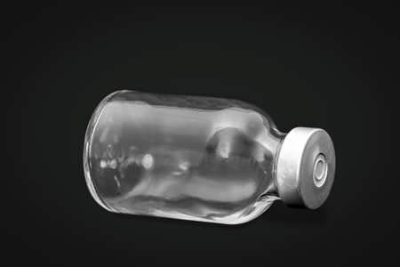 Blank vaccine bottle, bottleの写真素材