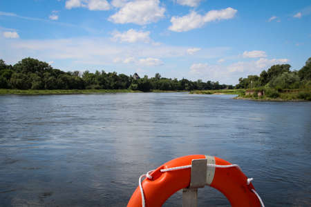 Details of Elbe ferry, ferry on the Elbeの写真素材