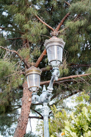 Rustic street lampsの写真素材