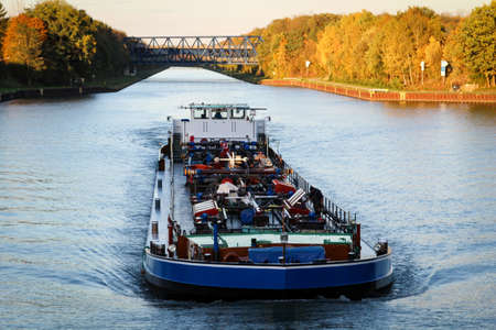Mittelland canal near Braunschweigの写真素材