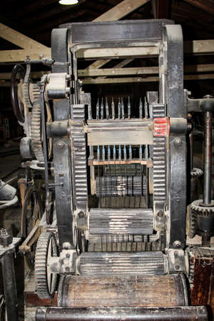 Old sawing machinesの写真素材