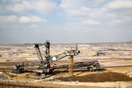 View into a day-building, mining areaの写真素材