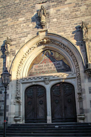 details of a churchの写真素材