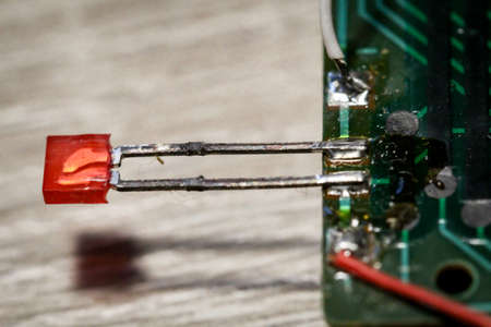 These are detailed views of electronic components