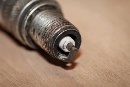 Detail of a spark plug