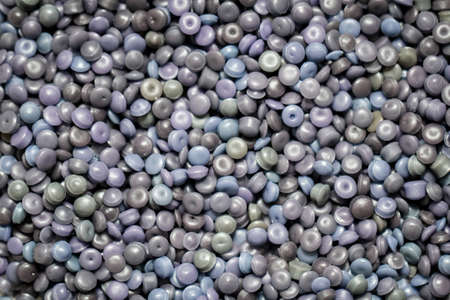 Granules in various forms and containersの写真素材