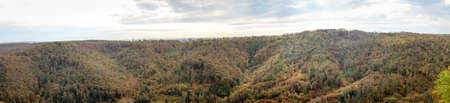 View over the landscape of the Kyffhäuser