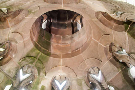 The dome or top of a tower
