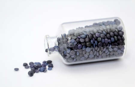 Polyethylene granules for the production of plastics such as foils, toys and othersの写真素材