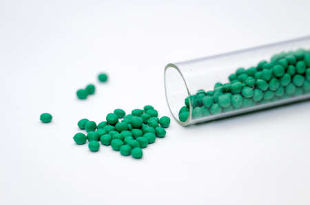 Polyethylene granules for the production of plastics such as foils, toys and others