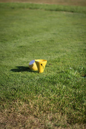Impressions from the golf course. Golf the sport of concentration and technique.の写真素材