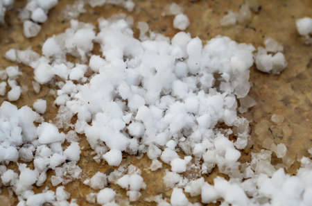 Lots of hailstones immediately after the impact. Hailstones can cause great damage.