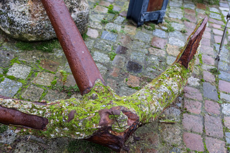 The lower part of an anchor.の写真素材
