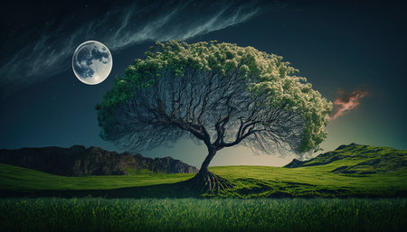 Blossoming in Springの写真素材