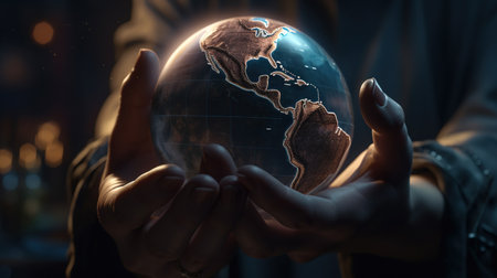Caring for the Planetの写真素材